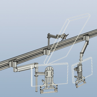 Roller Track reference guide custom solutions concept line drawing