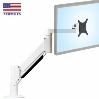 SAA2415 Apple Monitor Arm side view high position desk mounted