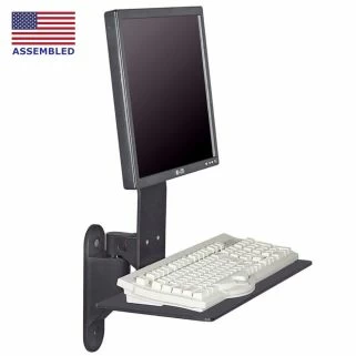 TRS-WM8325 heavy duty wall mounted bracket kit for monitor and keyboard