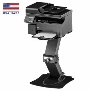 IS-MM vertical height adjustable stand supporting Fax Printer Copier Combo