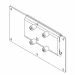 Low-Profile 100x200mm Monitor Positioner in Metallic Gray