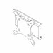 Low-Profile Positioner in Metallic Gray for one 75/100mm Monitor