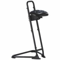 EGC PROP SITSTAND Prop Sit Stand Tiltable Perch Stool - seat pan attached to front of two slightly diagonal members that allow height adjustment