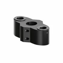 MKIT-J2L dual heavy-duty pole mount shown in black