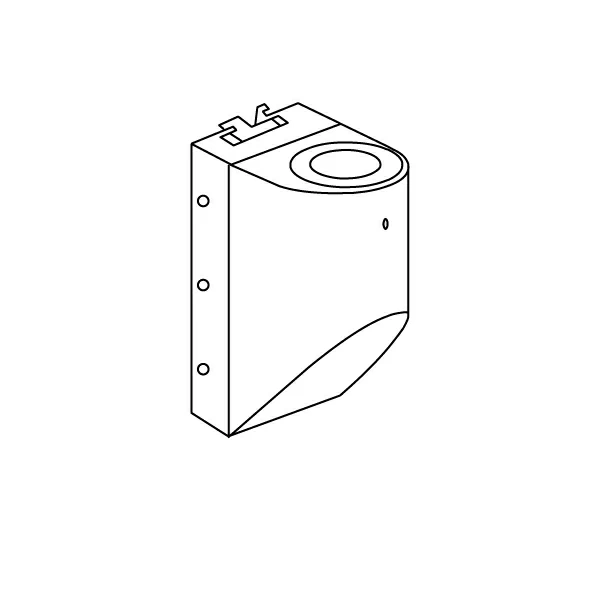 MKIT-S universal vertical surface mount specification drawing isometric view