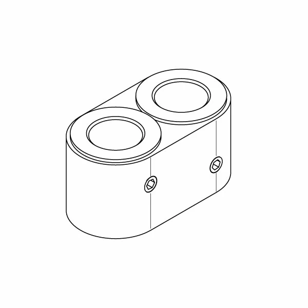 MKIT-T1 pole mount specification drawing isometric view MKIT-T1 pole mount specification drawing isometric view