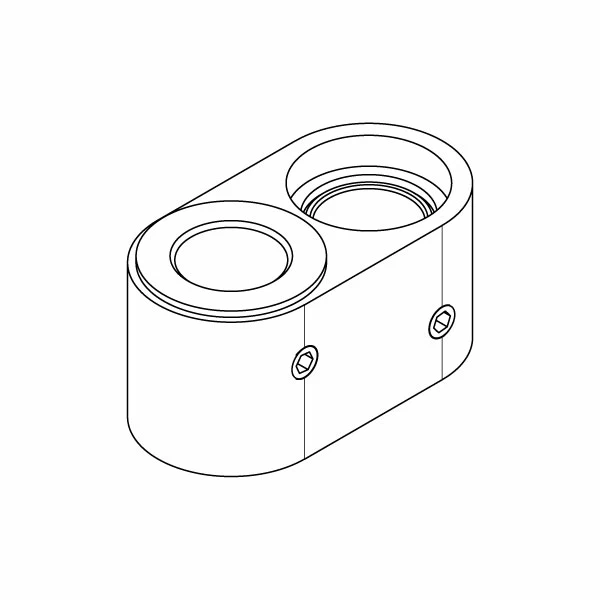 MKIT-T2 pole mount specification drawing isometric view MKIT-T2 pole mount specification drawing isometric view