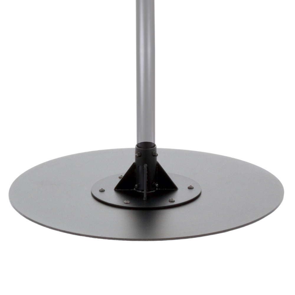 192 Center freestanding center mount floor stand showing the base and flange mount only