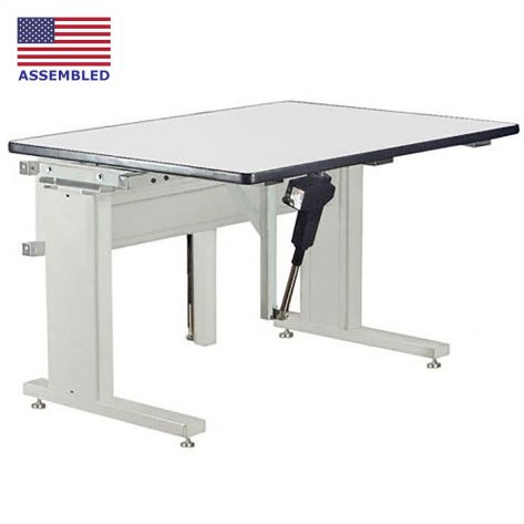 Height Adjustable Table Lifts 500 Lbs And Tilts - How Height Adjustable Table Works