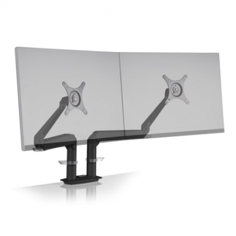Ergopose Adjustable Steel Dual Monitor Arm 