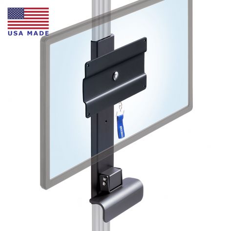 Height Adjustable Rotating Monitor Mount