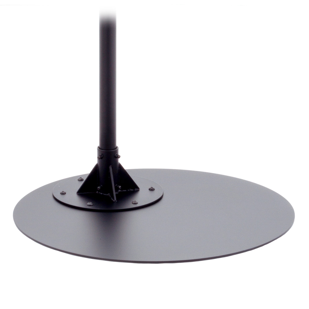 SERIES-192 Offset Base floor stand pole mount close-up